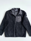Reebok Classic Black Sherpa Fleece Zip Jacket (M)