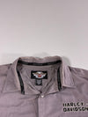 Harley-Davidson Grey & Cream Two-Tone Embroidered Garage Shirt – (2XL)