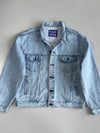 Vintage Hard Rock London Embroidered Back Denim Jacket (XL)