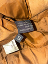 Winlit Paisley Patchwork Tan Leather Bomber Jacket (M/L)