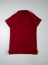 Abercrombie & Fitch Burgundy Piqué Polo T-Shirt – Big Moose Logo – (M)