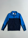 Adidas 3-Stripes Colorblock Blue Navy Full Zip Track Jacket (Xs)