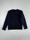 Nike Club Fleece Embroidered Logo Black Crewneck, (S)