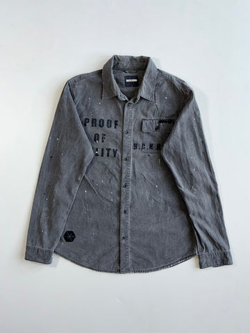 Buckaroo Grey Washed Work Shirt(S/M)