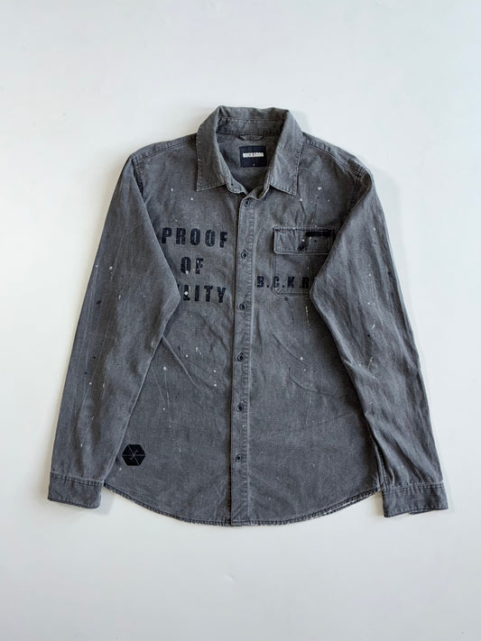 Buckaroo Grey Washed Work Shirt(S/M)