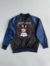 Blacksmith Satin Skull Bomber Jacket (Xl)