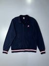 Nike Striped Cuff Full-Zip Track Jacket – Navy, (L)