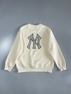 MLB New York Yankees Fleece Crewneck Sweatshirt (M)