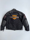 Akito “Sixtyseven” Leather & Textile Motorcycle Riding Jacket | Harley-Davidson Patch | Armored  (L/XL)