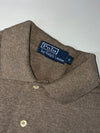 Polo Ralph Lauren Classic Long-Sleeve Polo Shirt – Heather Brown (L)