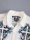 Eighty Eight | Gothic Cross Print Shirt (XL)