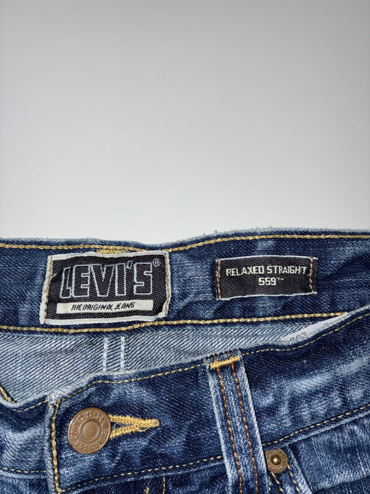 Levi’s 559 Relaxed Straight Denim Shorts (W:31) (L:18.5)