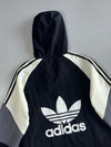 Adidas Originals Black Colorblock Windbreaker Hoodie (S)