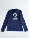Ralph Lauren | Navy Big Pony Gold Crest Long Sleeve Polo | woman’s (XS)