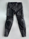 Vanucci Two-Piece 3M Scotchlite  (PADDED) reflective piping, TFL Cool ventilation system Leather Motorcycle Racing Suit / Pant (W:37) /Jacket (L)