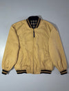 Pierre Cardin Reversible Bomber Jacket (Chasecult Label)  Navy/Cream Check (L/XL)