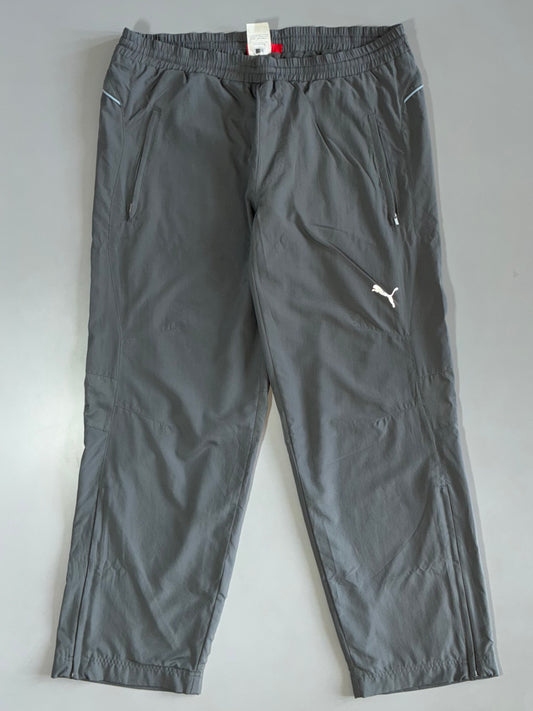 Puma Grey Zip-Ankle Track Pants (W:34|L:38)
