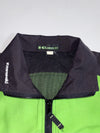 Kawasaki Racing Track Jacket – Black & Green (Motorsport Windbreaker) (XL)