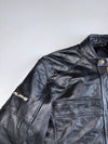 Vintage Breezes Original Pure Leather Racing Jacket with Back Protection (XL)