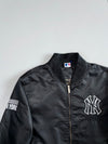 MLB New York Yankees Black Camo-Lined Bomber Jacket (2XL)