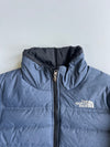 The North Face Reversible Nuptse Puffer Down Jacket Black Grey Marl Summit Series (M)