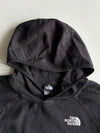 The North Face Fleece Pullover Hoodie with Zip Kangaroo Pocket – Black – (XL)