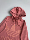 Adidas Originals Pink Trefoil Monogram Hoodie | Size (S)