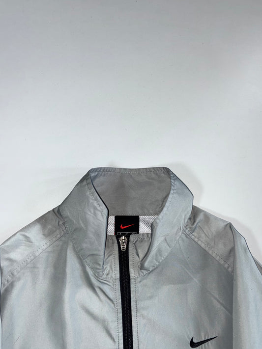 Nike Clima-Fit Silver Windbreaker Jacket (L)