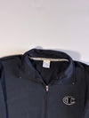 Champion Navy Textured Full-Zip Track Jacket – (XL)