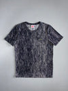 Lacoste Live All-Over Woodgrain Print Tee Navy/White (M)