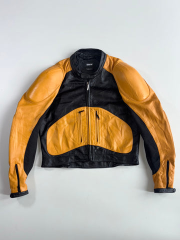 BMW ProEmotion Leather Motorcycle Racing Jacket Padded (L/XL)