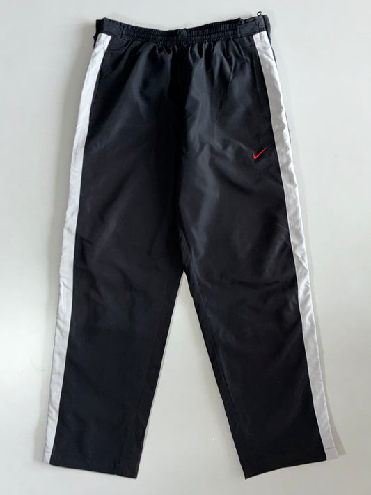 Nike | Black White Side-Stripe Track Pants Elastic(W:30|L:39)