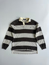 Polo by Ralph Lauren Vintage Bold Stripe Long Sleeve Rugby Heavy T-Shirt (L/XL)