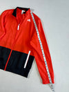 Vintage Adidas Red Black Colour Block Windbreaker Jacket (M)