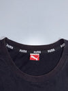 Puma Big Logo Long Sleeve Tee – Black/Green, (XL)