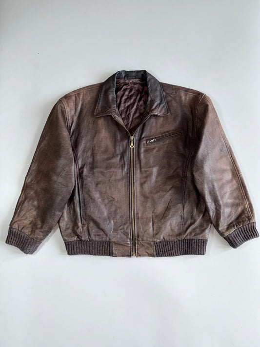 Super Premium Original Pure Heavy Leather Jacket (3XL)