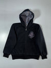 BAPE Rhinestone Logo Zip-Up Hoodie – Black, Size (M)