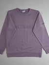 Columbia Tonal Embossed Logo Crewneck – Dusty Purple (M)