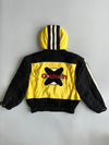 Vintage Goldwin Snowbeat Ski Jacket | Japanese Brand 90s Snow Wear | Black & Yellow Colorblock (L/XL)