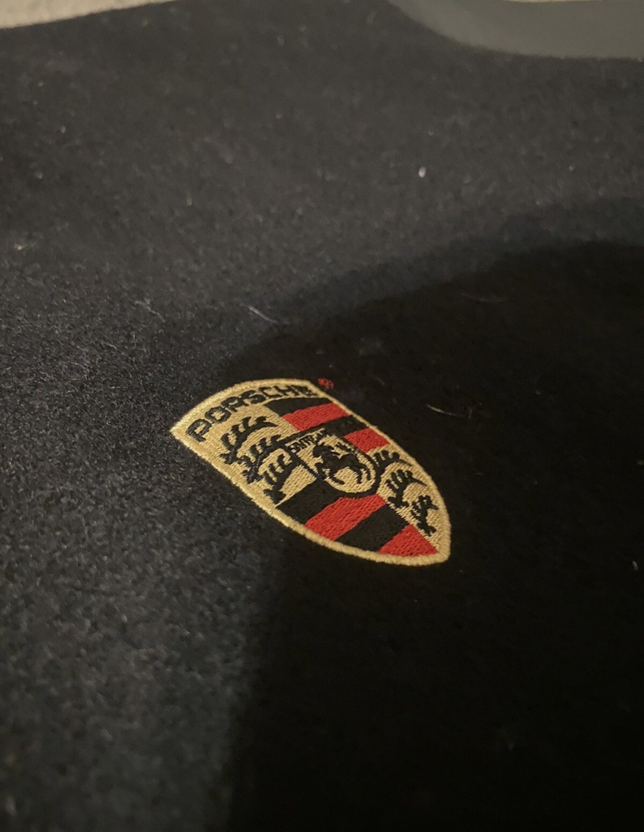 ZVintage Porsche Leather & Wool Letterman Varsity Jacket (RARE FIND) (L/XL)