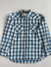 Tom Tailor Blue Plaid Western Shirt(2Xl)