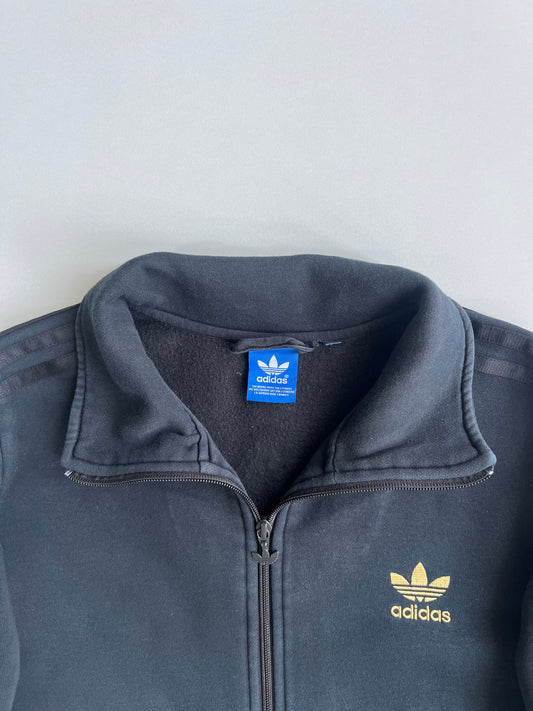 Adidas Originals Vintage Track Jacket Gold Studded Trefoil (S)