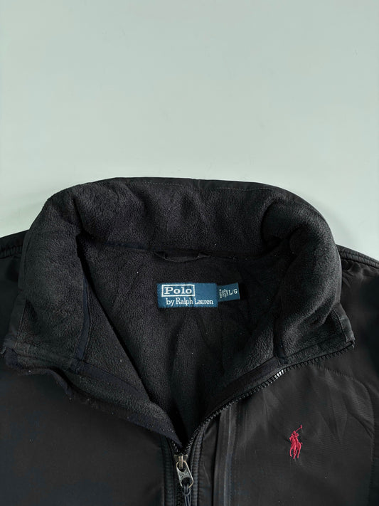 Polo Ralph Lauren Premium Fleece Jacket With Hidden Collar Cap (L/XL)