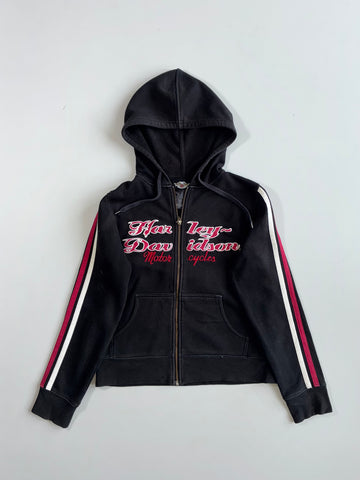 Harley-Davidson Racing Stripe Full-Zip Fleece Hoodie  Women’s (S)