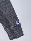 Champion Script Logo Crewneck Sweatshirt – Charcoal Grey Space-Dye, (L)