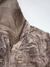 Black Rivet Premium Original Sued Leather Jacket (Detechable Hood ) (M)