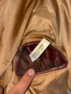 The Bridge Leather Flight Bomber Jacket – Cognac Brown (XL)