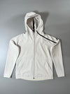 Adidas Z.N.E. reversible Heather Grey Black Stripe Hoodie (S)