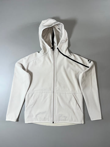 Adidas Z.N.E. reversible Heather Grey Black Stripe Hoodie (S)