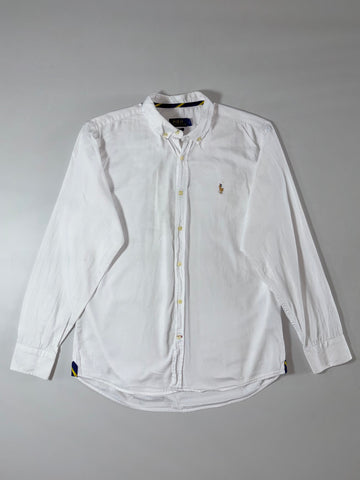 Polo Ralph Lauren Slim Fit Oxford Shirt – White (L)